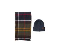 Barbour Bonnet 'Pendle' bleu foncé / olive / rouge / blanc, Taille 55-60