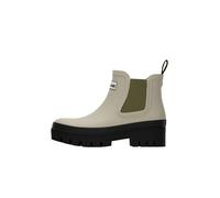 Barbour Bottes en caoutchouc 'Halton Welly' sable / kaki, Taille 40-41
