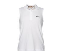 Barbour - Bowford Sleeveless Polo Top - Femme - Tops - Blanc - Taille: 38 FR