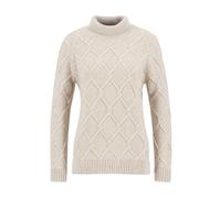 Barbour - Burne Roll Neck Knitted Jumper - Femme - Pulls - Gris - Taille: 44 FR