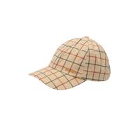 Barbour Casquette 'Mackworth' beige / gris foncé / rouge / bourgogne, Taille 55-60