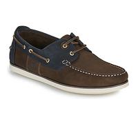 Chaussures Barbour Wake Boat bleu marine marron - 41