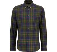 Barbour - Chemise à carreaux en coton - Wetheram Tailored Tartan Shirt Shadow Classic Tartan pour Homme - Taille M - Gris Gris M