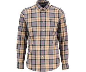 Barbour - Chemise à carreaux - Wetheram Tailored Tartan Shirt Dress Tartan pour Homme - Taille S - Beige Beige S