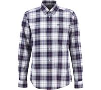 Barbour - Chemise à carreaux - Wetheram Tailored Tartan Shirt Riverstone Tartan pour Homme - Taille M - Gris Gris M