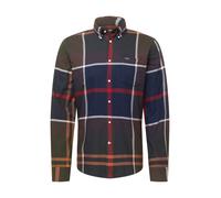 Barbour Chemise 'Dunoon' bleu marine / moka / noisette / rouge feu / blanc, Taille L