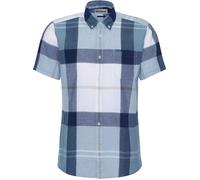 Barbour - Chemise en coton et lin - Douglas S/S Tailored Shirt Northshore Tartan en Coton - Taille M - Gris Gris M