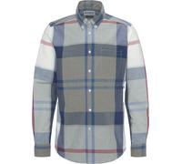 Barbour - Chemise en coton - Harris Tailored Shirt Bleached Pine Tartan en Coton - Taille M - Kaki Kaki M