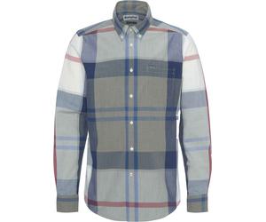 Barbour - Chemise en coton - Harris Tailored Shirt Bleached Pine Tartan pour Homme en Coton - Taille L - Kaki Kaki L