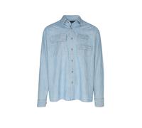 BARBOUR Chemise en jean bleu clair | S