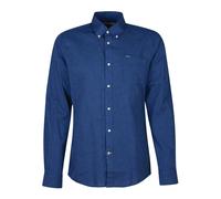 Barbour - Chemise Sur Mesure en Lin - Homme - Chemises - Bleu - Taille: M