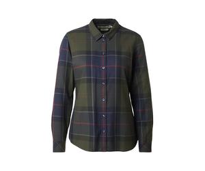 Barbour Chemisier 'Bredon' marine / bleu marine / kaki / rouge, Taille L