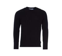Barbour - Chunky Ribbed Crew-neck Sweater - Homme - Pulls - Noir - Taille: M