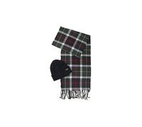 BARBOUR Coffret cadeau 2 pièces écharpe et bonnet SWINTON CHRISTMAS vert foncé