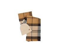 BARBOUR Coffret cadeau bonnet et écharpe PENDLE beige