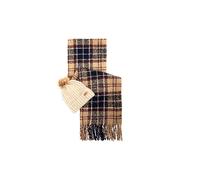BARBOUR Coffret cadeau bonnet et écharpe SALTBURN beige