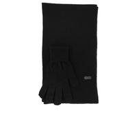 Barbour coffret écharpe et gants homme noir en laine - UNI