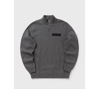 Barbour - Sweat en coton demi-zippé - Cotes Half Zip Sweatshirt Mid Grey Marl pour Homme en Coton - Taille M - Gris Gris M