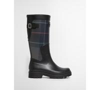 Barbour - Dena Tall Welly - Bottes en caoutchouc femme Black / Shadow Tartan - 38