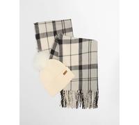 Barbour - Dover Beanie & Hailes Scarf Gift Set - Echarpe femme Monochrome Tartan - Taille unique