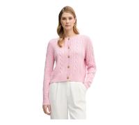 Barbour - Elina Cable Knit Cardigan - Femme - Pulls - Rose - Taille: 42 FR