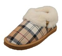 Barbour Eloise Tartan Boutonnette Femme Châtaigne - 39 EU