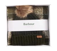 Barbour - Ensemble Bonnet & Écharpe Tartan Saltburn - Femme - Accessoires - Vert - Taille: ONE Size
