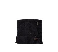 Barbour ensemble bonnet et écharpe homme bleu laine - UNI