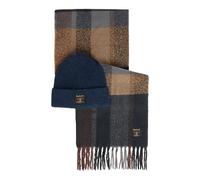 Barbour - Ensemble bonnet et écharpe Westerdale - Homme - Accessoires - Bleu - Taille: ONE Size