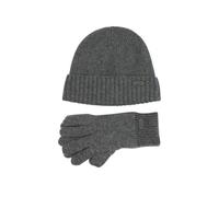 BARBOUR ensemble bonnet et gants homme gris - UNI