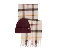 Barbour - Ensemble cadeau bonnet et écharpe Olivia - Femme - Accessoires - Beige - Taille: ONE Size
