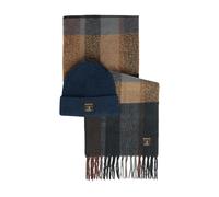 Barbour - Ensemble cadeau bonnet et écharpe Westerdale - Homme - Accessoires - Bleu - Taille: ONE Size