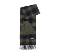 Barbour - Ensemble cadeau écharpe et gants tartan - Homme - Accessoires - Vert - Taille: ONE Size