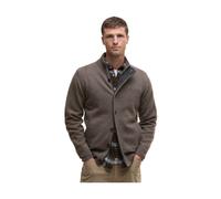 Barbour - Essent Patch Zip Through Knitted Jumper - Homme - Pulls - Brun - Taille: M