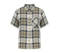 Barbour, Femme, Blouses et Chemises, Beige, Taille: 40 FR Chemise à Carreaux à Manches Courtes Fern