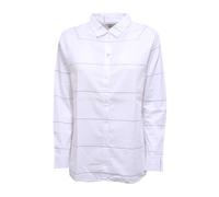 Barbour, Femme, Blouses et Chemises, Blanc, Taille: 42 FR Chemise à rayures blanche en coton
