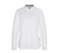 Barbour, Femme, Blouses et Chemises, Blanc, Taille: 42 FR Chemise Élégante en Coton Oxford avec Détails Féminins