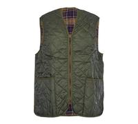 Barbour - Gilet matelassé avec doublure tartan - Homme - Vestes - Vert - Taille: S