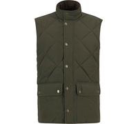 Barbour - Gilet sans manches matelassé - Winter Lowerdale Quilted Gilet Dark Olive pour Homme - Taille XL - Vert Vert XL