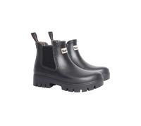 Barbour Bottes Halton Chelsea Welly en caoutchouc Noir Femme 36