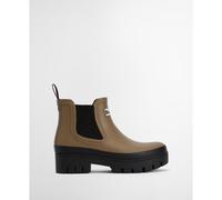 Barbour - Halton Ankle Wellingtons - Bottes de pluie femme Military Brown / Black - 39