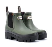 Barbour Halton Bottes En Caoutchouc Vertes Pour Femmes 36
