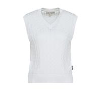 Barbour - Hartland Sweater Vest - Femme - Pulls - Blanc - Taille: 38 FR