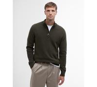 Barbour - Holden Half Zip Knitted Jumper - Pull en laine mérinos homme Olive Marl - M