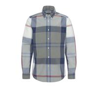 Barbour - Chemise en coton - Harris Tailored Shirt Bleached Pine Tartan pour Homme en Coton - Taille L - Kaki Kaki L