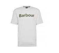 Barbour, Homme, Tops, Blanc, Taille: M Logo Relaxed Fit T-shirt