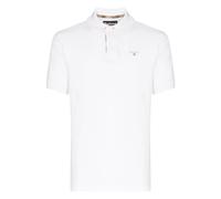 Barbour, Homme, Tops, Blanc, Taille: M Polo en piqué de coton