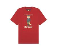 Barbour, Homme, Tops, Rouge, Taille: M T-shirt Renard Rouge Beaufort Fox