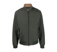 Barbour, Homme, Vestes, Vert, Taille: L Manteau Vert en Mélange de Coton à Col Haut