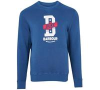 Barbour International Famous Duke Sweatshirt Mid Blue, bleu, XL